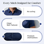 👔✨ Men's Non-Iron Button Up Shirts – Wrinkle-Free, Premium Cotton & Classic Fit 👕