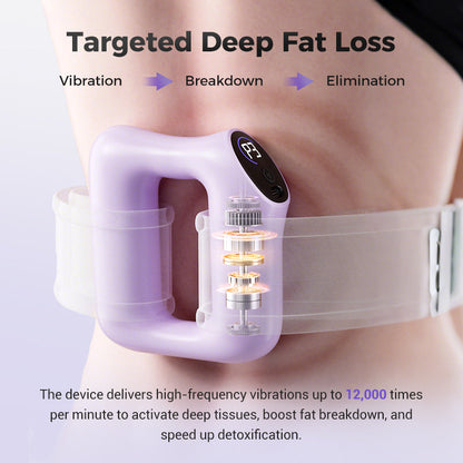 🏆Handheld Fascia Massage Ring | 5-Speed Deep Tissue with Adjustable Strap for Neck & Back🌿👑