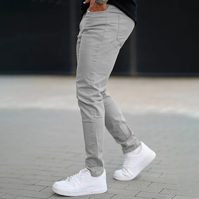 🔥Best Seller🔥Men’s Slim-Fit Casual Solid Color Pants