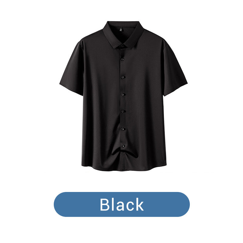 ✨Fliwos Men's Short Sleeve 4-Way Stretch Shirt