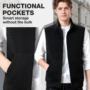 ✈️Free shipping and tax exemption💪Men's Solid Color Simple Casual Vest — 🔪Stab-Proof Design