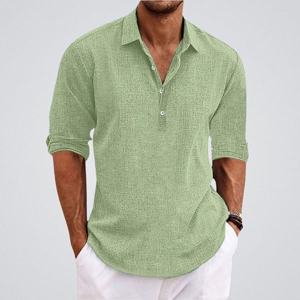 ✨️Hot Summer Sale✨️ Men's Summer Cotton & Linen Shirt
