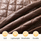 Men's Plush-Lined Leather Jacket