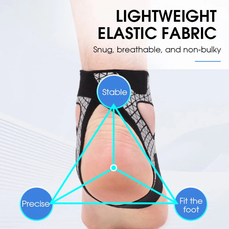 🏃Adjustable Elastic Ankle Brace 🦶 Comfortable Support for Sports, Walking & Daily Use