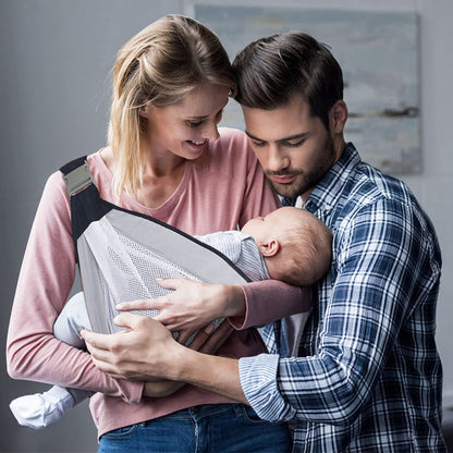 👶 Ergonomic Baby Wrap Carrier | Hip-Healthy M-Seat, Hands-Free for Newborns to 36 Months