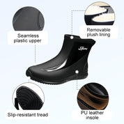 ☔Outdoor waterproof commuter rain boots