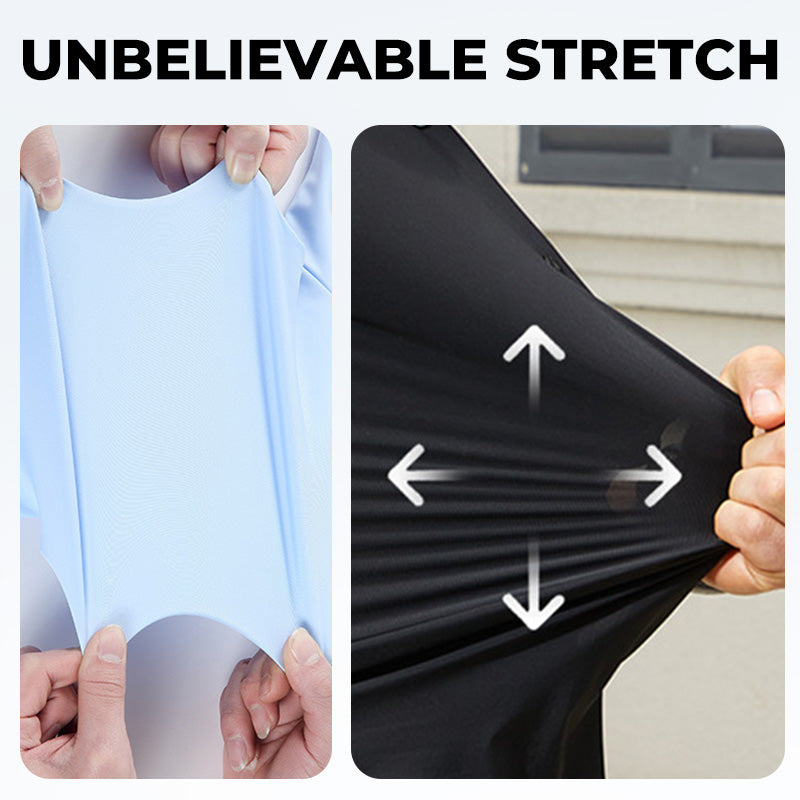 ✨Fliwos Men's Short Sleeve 4-Way Stretch Shirt