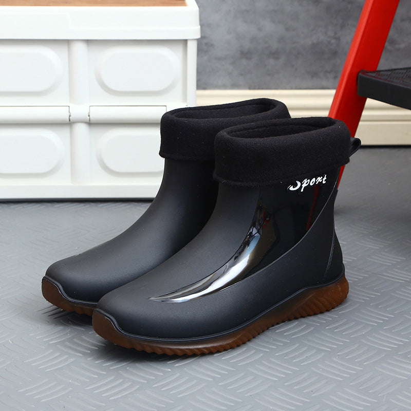 ☔Outdoor waterproof commuter rain boots