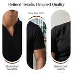 💎 Men Gentlemans Business Short Sleeve Fitness T-shirt