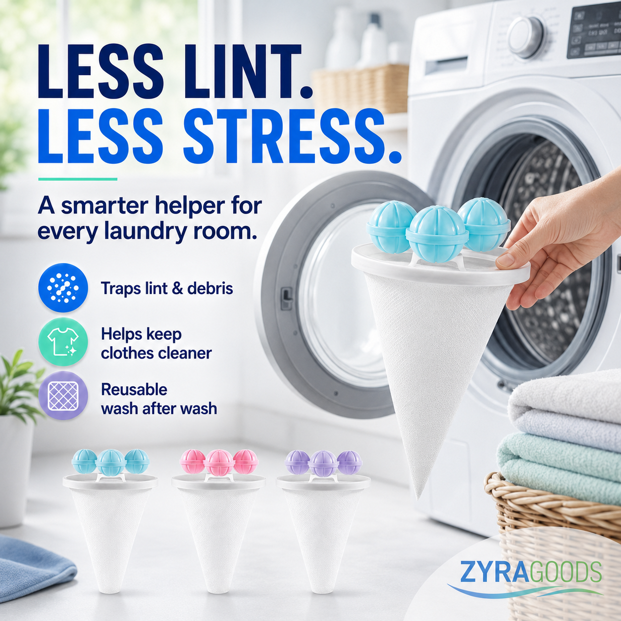 Floating Washing Machine Lint Catcher
