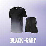☀️💦Men’s Loose-Fit Breathable Quick-Drying Athletic T-Shirt & Shorts Tracksuit