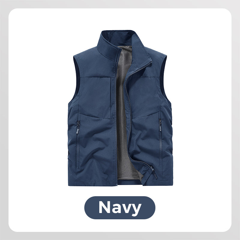 ⏳ Limited Time 50% OFF💥Men's Waterproof Outdoor Utility Vest