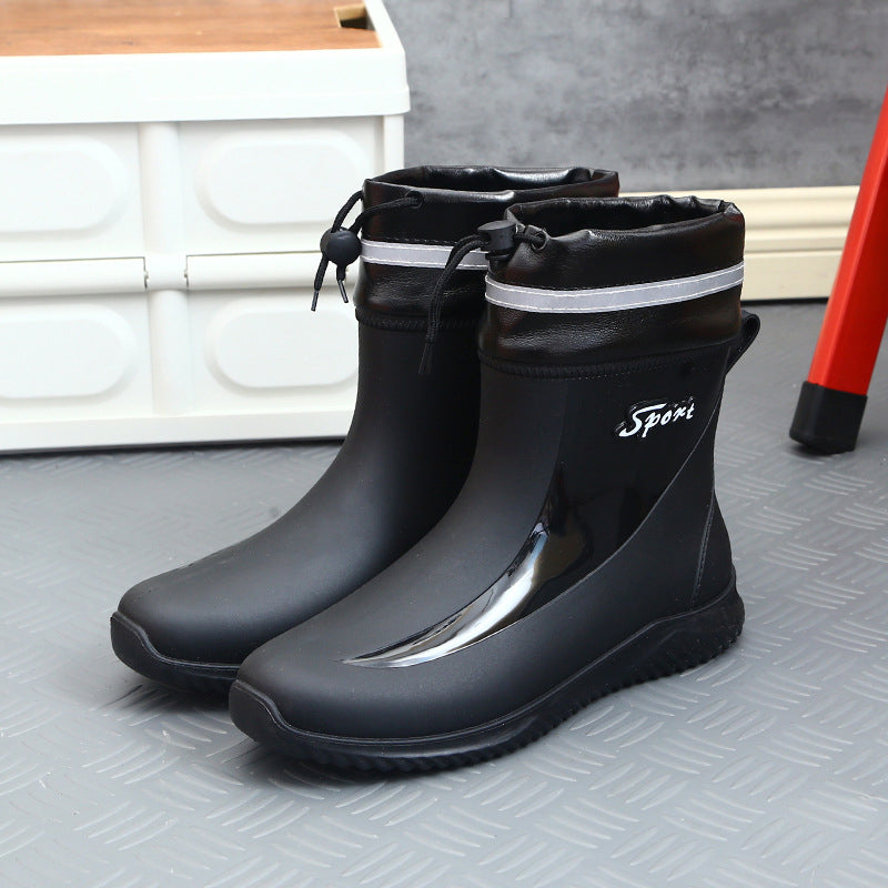 ☔Outdoor waterproof commuter rain boots