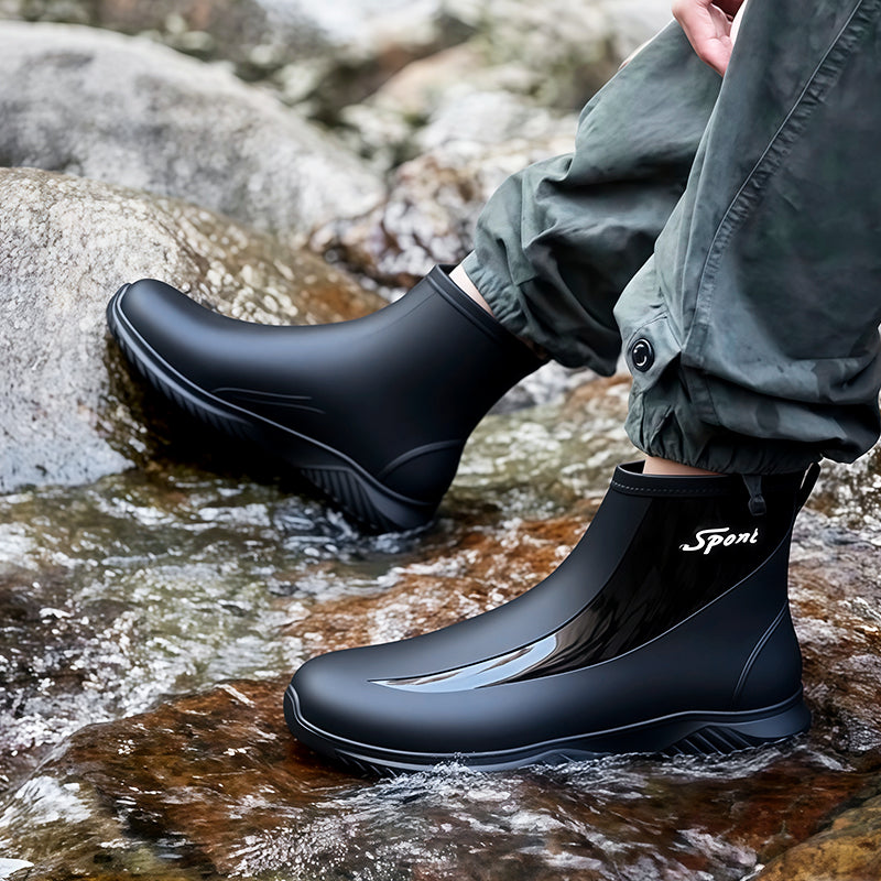 ☔Outdoor waterproof commuter rain boots