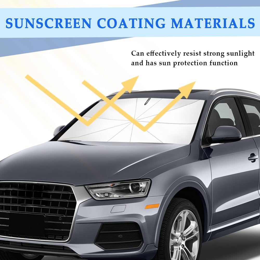 🔥Last Day 50% OFF - 2026 Upgraded Car Windshield Sun Shade Umbrella