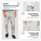 Men’s Slim-Fit Straight-Leg Work Pants