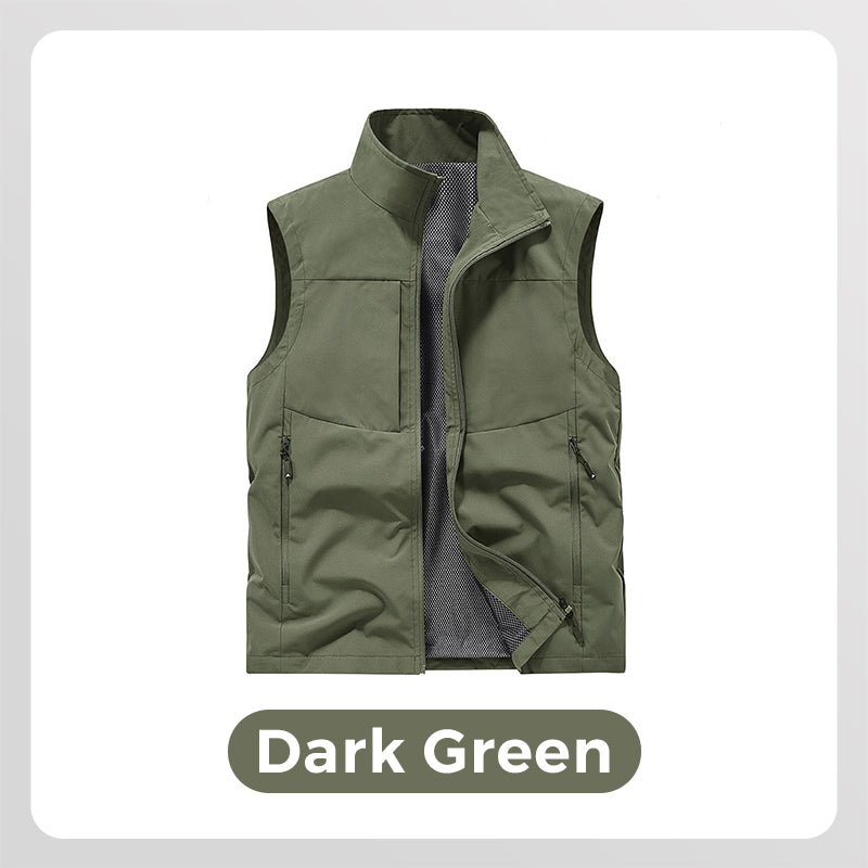 ⏳ Limited Time 50% OFF💥Men's Waterproof Outdoor Utility Vest