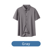 ✨Fliwos Men's Short Sleeve 4-Way Stretch Shirt