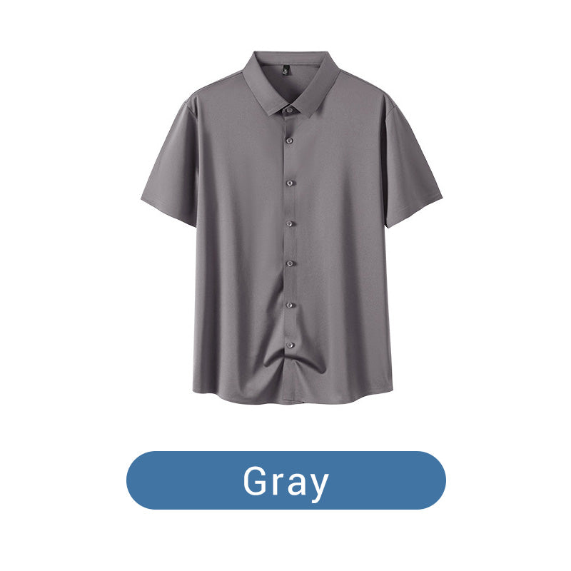 ✨Fliwos Men's Short Sleeve 4-Way Stretch Shirt