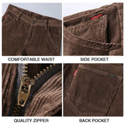 Men's Multicolor Corduroy Commuter Pants