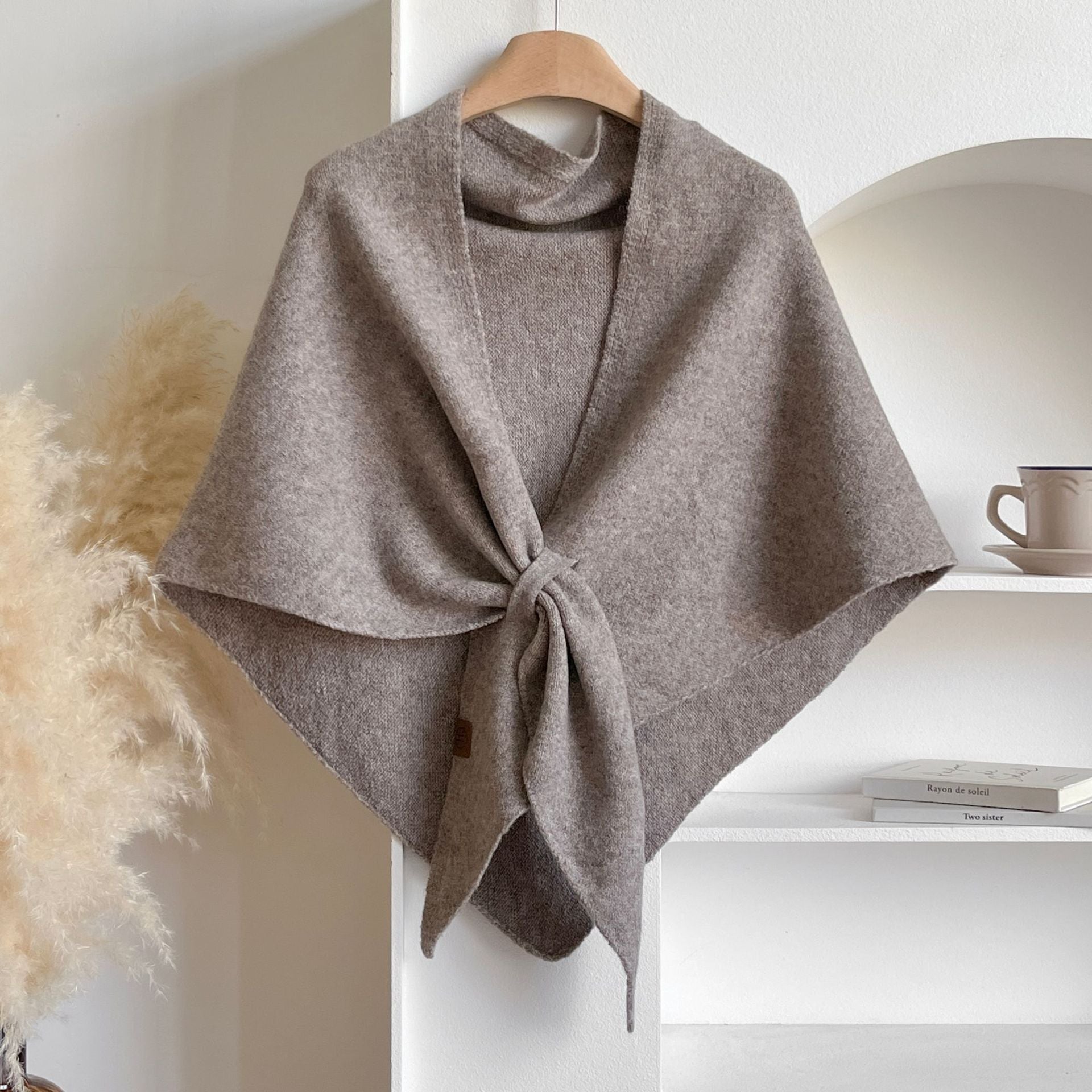 🏆50K+ SOLD! Almost Gone - 💕Women's Solid Color Wool Blend Shawl