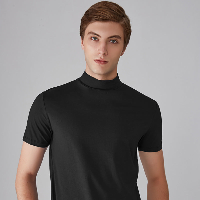 🔈🔈2026 Hot Sale 🎁High Neck Slim Fit T-shirt for Men