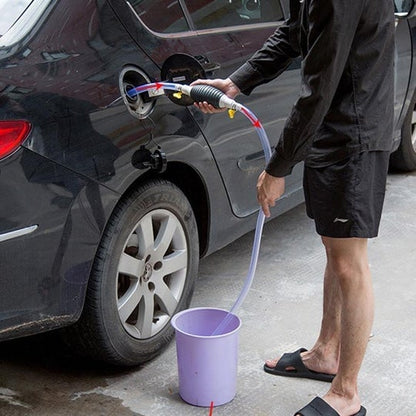 🥳2026 HOT SALE🥳💞50K+ SOLD!⛽💨 50% OFF! Multifunction Liquid Sucker – Manual pump, no electricity needed. Transfers gas, oil, water & beer in seconds. 1‑3m tube – perfect for DIY & emergencies! 🛢️✨