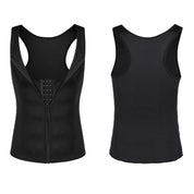 Men’s Zip-Up Waist Trainer Tank Top