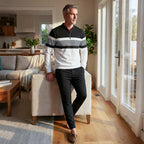 🔥🧵 Men's Graphic Print Pullover & Pants Set – Bold streetwear style. Ultimate comfort for lounging or errands👖