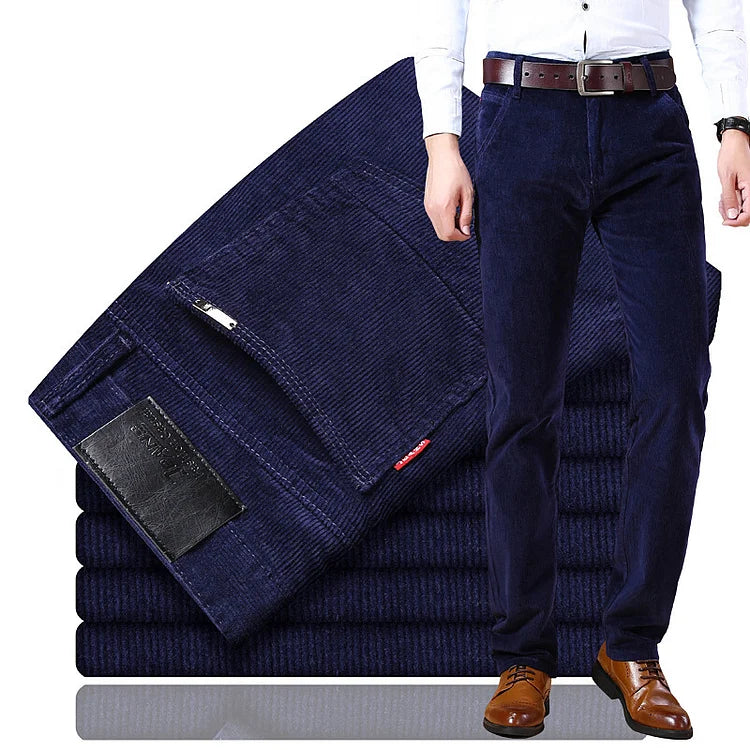 Men's Multicolor Corduroy Commuter Pants