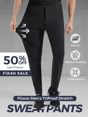 👑Fliwos Men's TriProof Stretch Sweatpants