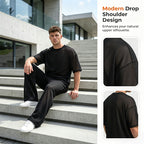 🎁2026 New Arrivals 50% OFF💥Men's T-Shirt & Wide-Leg Pants 2-Piece Set