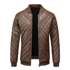 Men's Plush-Lined Leather Jacket