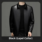 Men's Premium Leather Motorcycle Protective Jacket