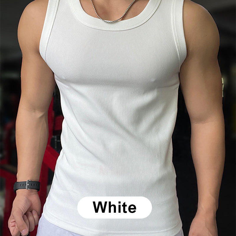 🎉🛍️Buy 3 Get 2 Free🎽Round Neck Quick-Drying Stretchy Slim Tank Top