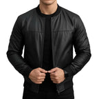 Men's Black Leather Jacket