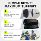 Adjustable Lumbar Support Belt - Relieves Back Pain & Improves Posture