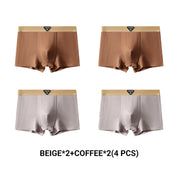 Men's Light Luxury Breathable Ribbed Boxer Briefs