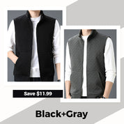 ✈️Free shipping and tax exemption💪Men's Solid Color Simple Casual Vest — 🔪Stab-Proof Design