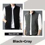Men’s Solid Color Stab-Proof Vest Coat