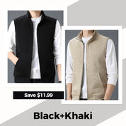 ✈️Free shipping and tax exemption💪Men's Solid Color Simple Casual Vest — 🔪Stab-Proof Design