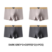 Men's Light Luxury Breathable Ribbed Boxer Briefs