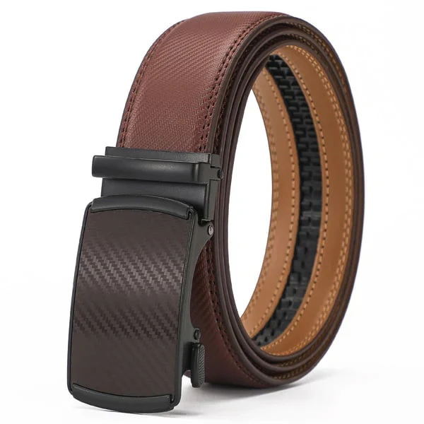 🎁 Leather Ratchet Belt With Adjustable Buckle💼