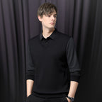 Men's Layered Look Knitted Shirt