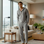 💥Men's Hooded Casual Loose Top & Pants 2-Piece Set👕👖