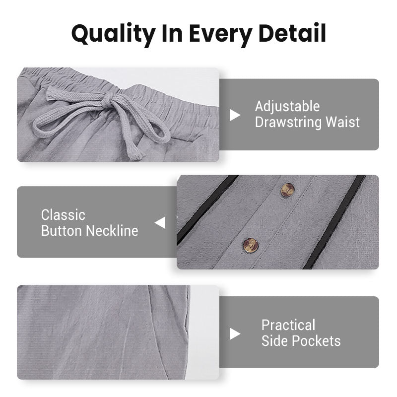 💥Men's Hooded Casual Loose Top & Pants 2-Piece Set👕👖