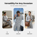 💥Men's Hooded Casual Loose Top & Pants 2-Piece Set👕👖