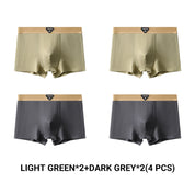 Men's Light Luxury Breathable Ribbed Boxer Briefs