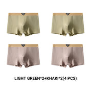 Men's Light Luxury Breathable Ribbed Boxer Briefs