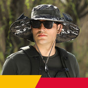 🔥Manufacturer's Sale $100 off🔥Outdoor Wide Brim Sun Hat With Solar Fan